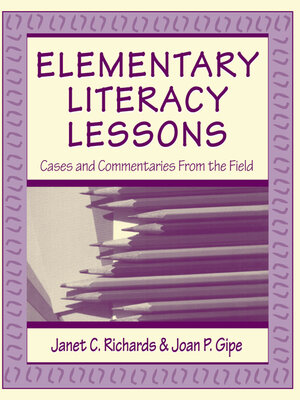 cover image of Elementary Literacy Lessons
